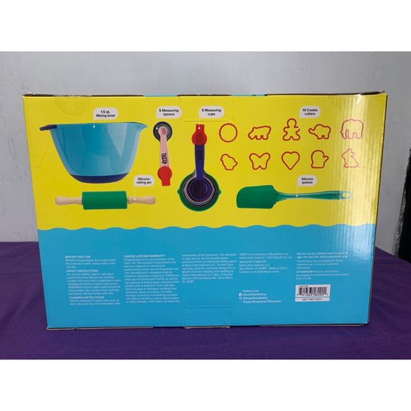 Tasty Kits Cookie Baking Gadget Set Real Kid-Safe Baking Tools Multi-color 23 Pi - Picture 5 of 10